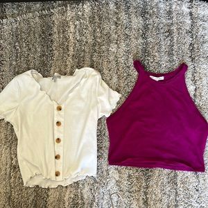 Bundle crop tops